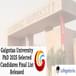 Galgotias University PhD 2025 Selected Candidates Final List Released; Check Now